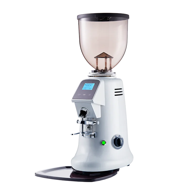Professional Full Automatic Commercial Coffee Grinder Aluminum Housing For Hotels And Outdoor Use Electric
