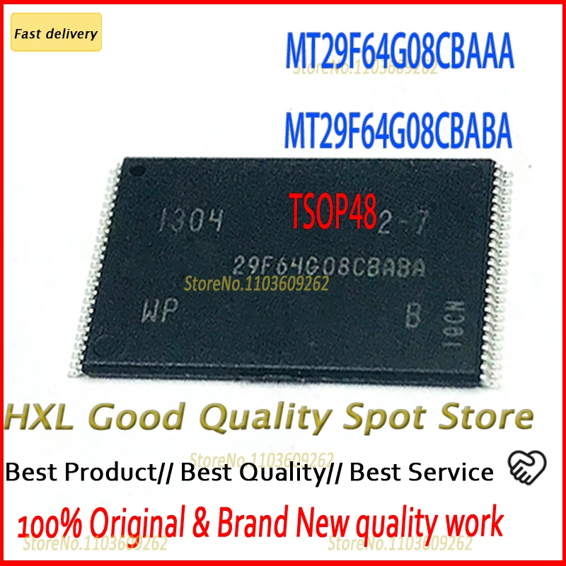 10PCS/LOT Original New 29F64G08CBABA MT29F64G08CBABA MT29F64G08CBABAWP: B 29F64G08CBAAA MT29F64G08CBAAA MT29F64G08CBAA TSOP48