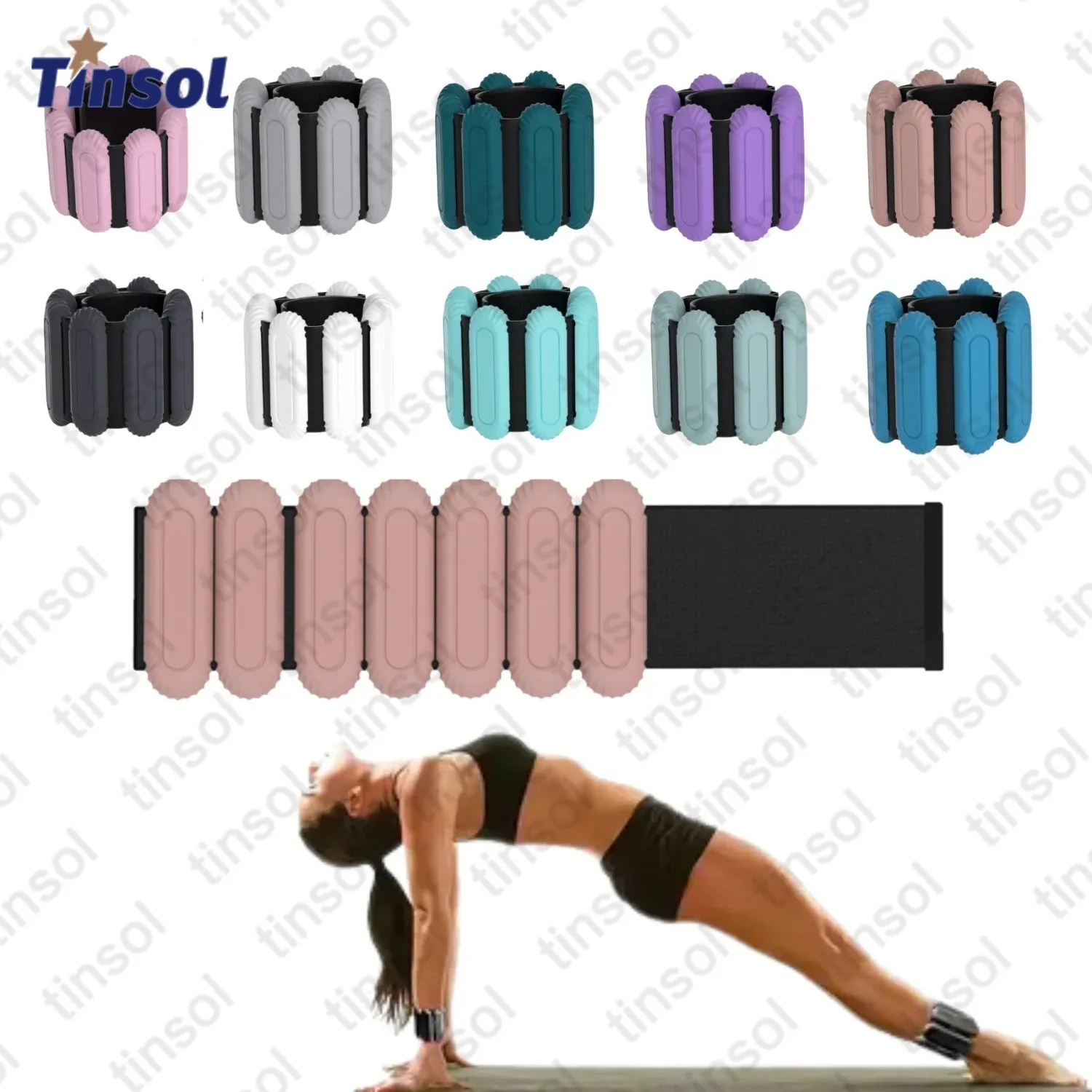 1PC Adjustable wrist weight for men and women, home gym exercise, walking, running, travel, pilates, yoga, sports, bar, strength