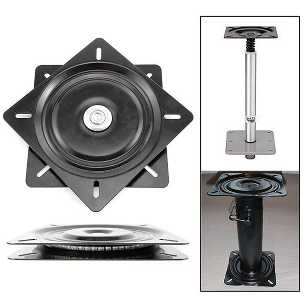 6 Inch Boat Seat Swivel Plate Fishing Boat Marine Seat Swivel Rotation 360 Degree Rotation Universal Set