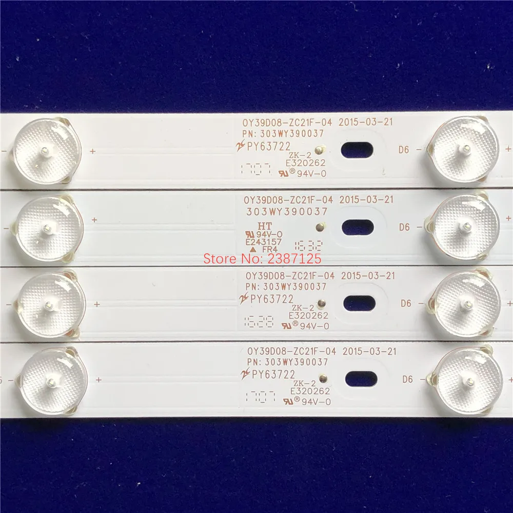 Imagem -04 - Tira de Luz de Fundo Led 10kit Ptv3915 Ptv3915iled Oy39d08-zc21fg04 Le39d71 Le39d59sa Le39d58 Le39f51s Ls390tu5p03