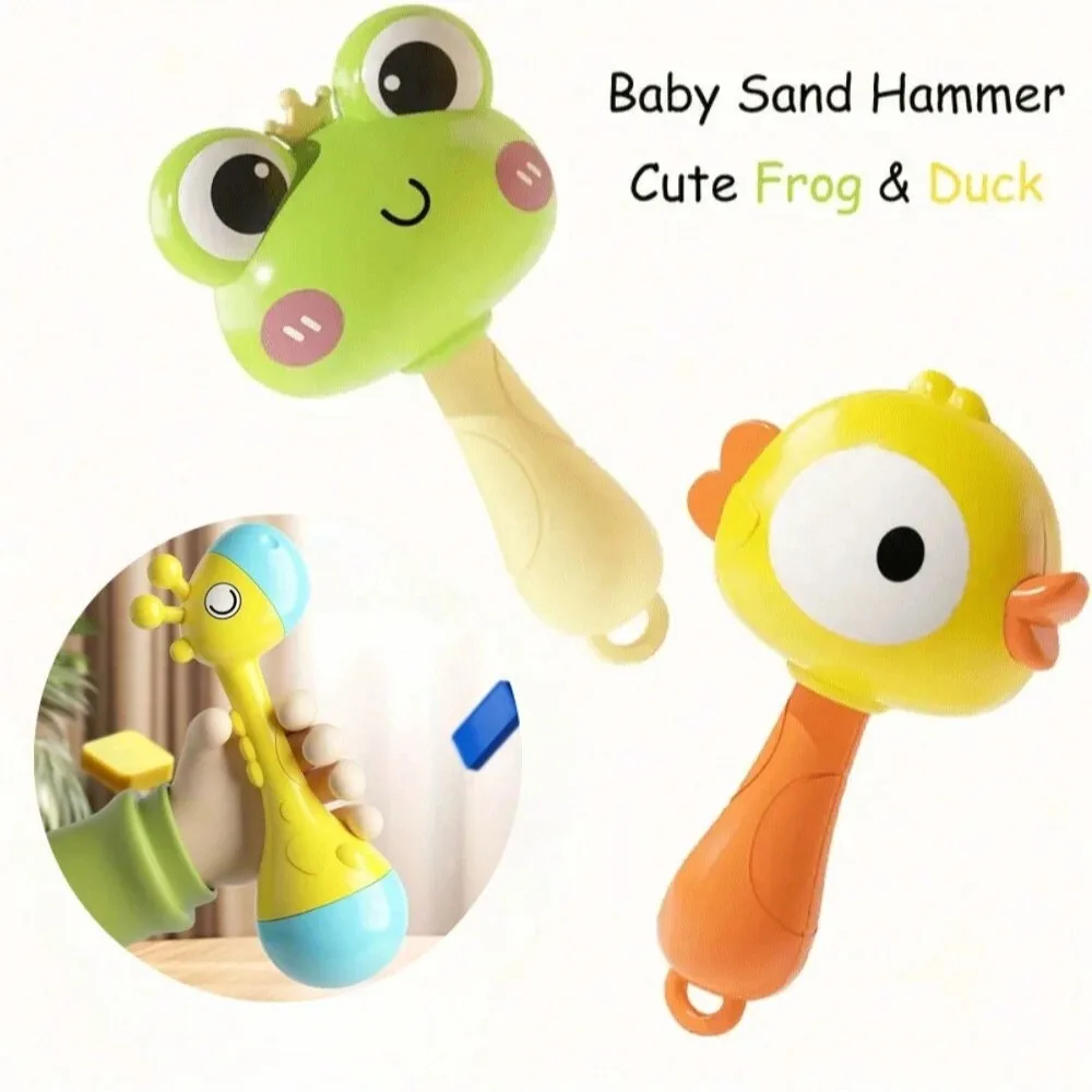 Cute Animal Baby Rattles Hand Bell Grasping Ball Sensory Toy Early Education Learning Toys for Infant Toddler Boys Girls