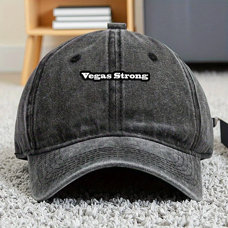 قبعة بيسبول تذكارية قوية من لاس فيغاس، قبعة بيسبول بنمط مطبوع للرجال والنساء، متوافقة مع الصيد والسفر في الهواء الطلق