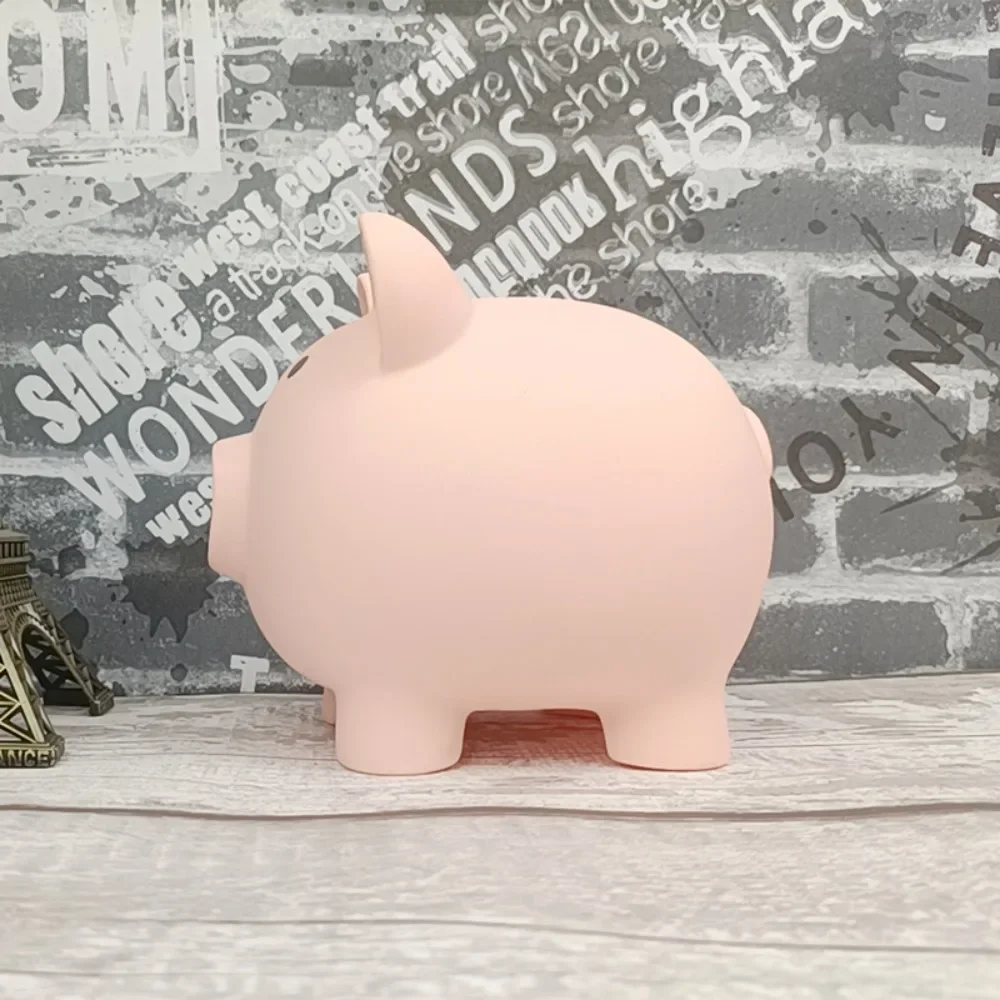 Pig Shape Piggy Bank with Saving Money Goals Counter Crafts Storage Bottl Reusable Money Box for Helps The Habit of Saving