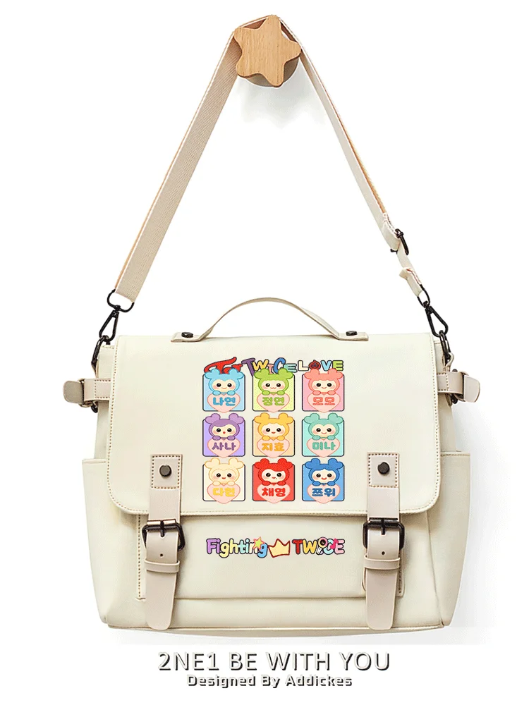 

TWICE Concert Karina Fan Canvas oulder Bag Crossbody Bag Girls Handbag Casual Leisure Sle Single oulder Bag for Women