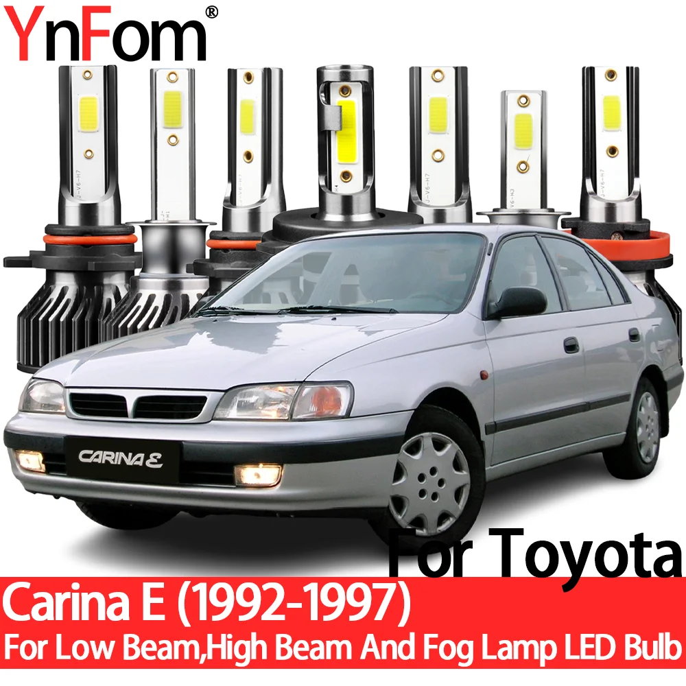 

YnFom For Toyota Carina E 1992-1997 Special LED Headlight Bulbs Kit For Low Beam,High Beam,Fog Lamp,Car Accessories