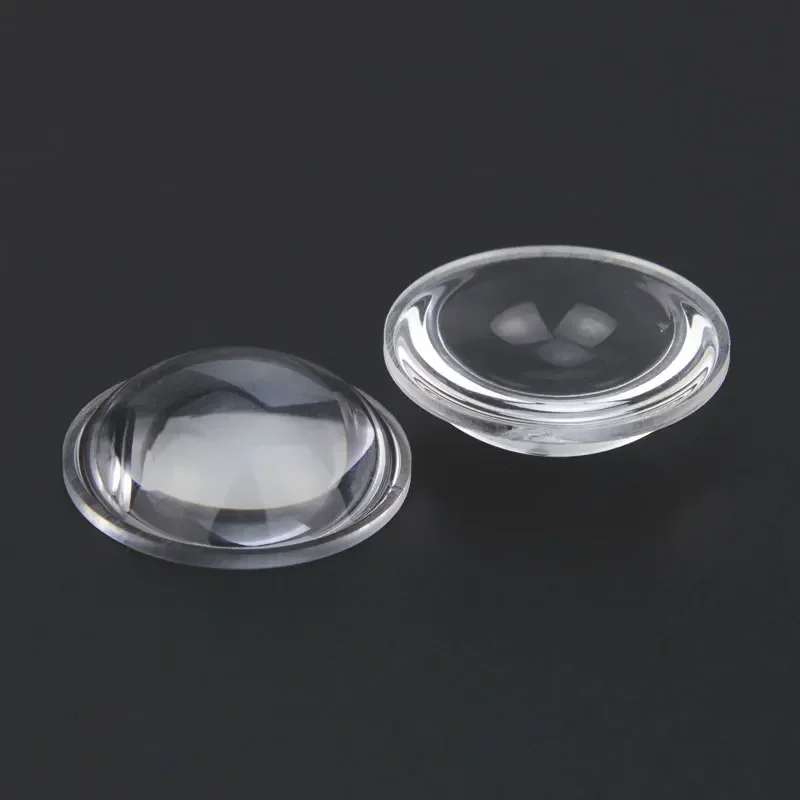 27.7mm Optical PMMA Plastic Aspheric Planoconvex Lenses Focal Length 29mm Plano Convex LED Lens Focusing Lentes Adjustable Angle