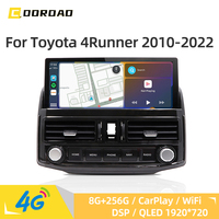 1920*720 Android 14.0 Car Radio GPS Navigation 4G WiFi Bluetooth DSP RDS Stereo Multimedia Player For Toyota 4Runner 2010-2022