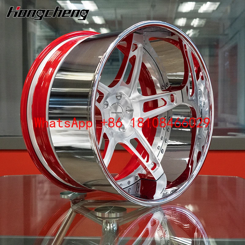 26-28 Inch 2-Piece Custom OEM Forged Rims 5x112 5x114.3 5x130 6x139.7 Deep Concave for Luxury Cars