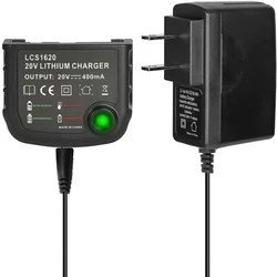 LCS1620 리튬 배터리 충전기 블랙 & 데커 Rechargable 배터리 충전기 20V LBXR20 LB20 LBX20 LBX4020 LB2X4020 부품