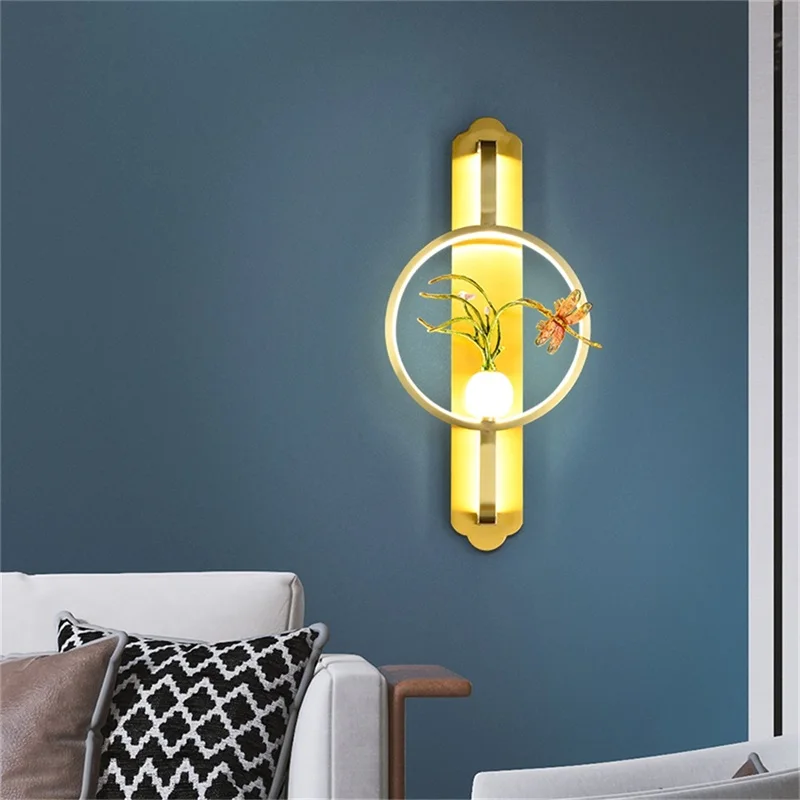 BERTH Modern Wall Sconces Lights Creative Luxury LED Lamp Brass Fixtures Decorative for Home Bedroom