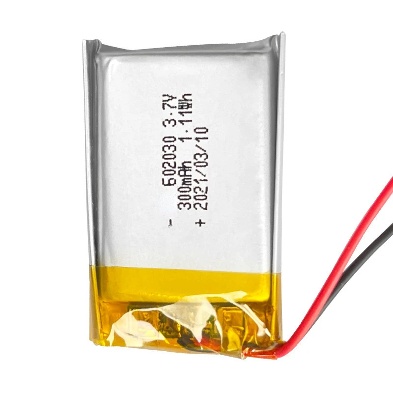 602030 3.7v 300mah High Quality Polymer Battery Suitable for Portable Dental Irrigators Bluetooth Earphones Electric Vehicle