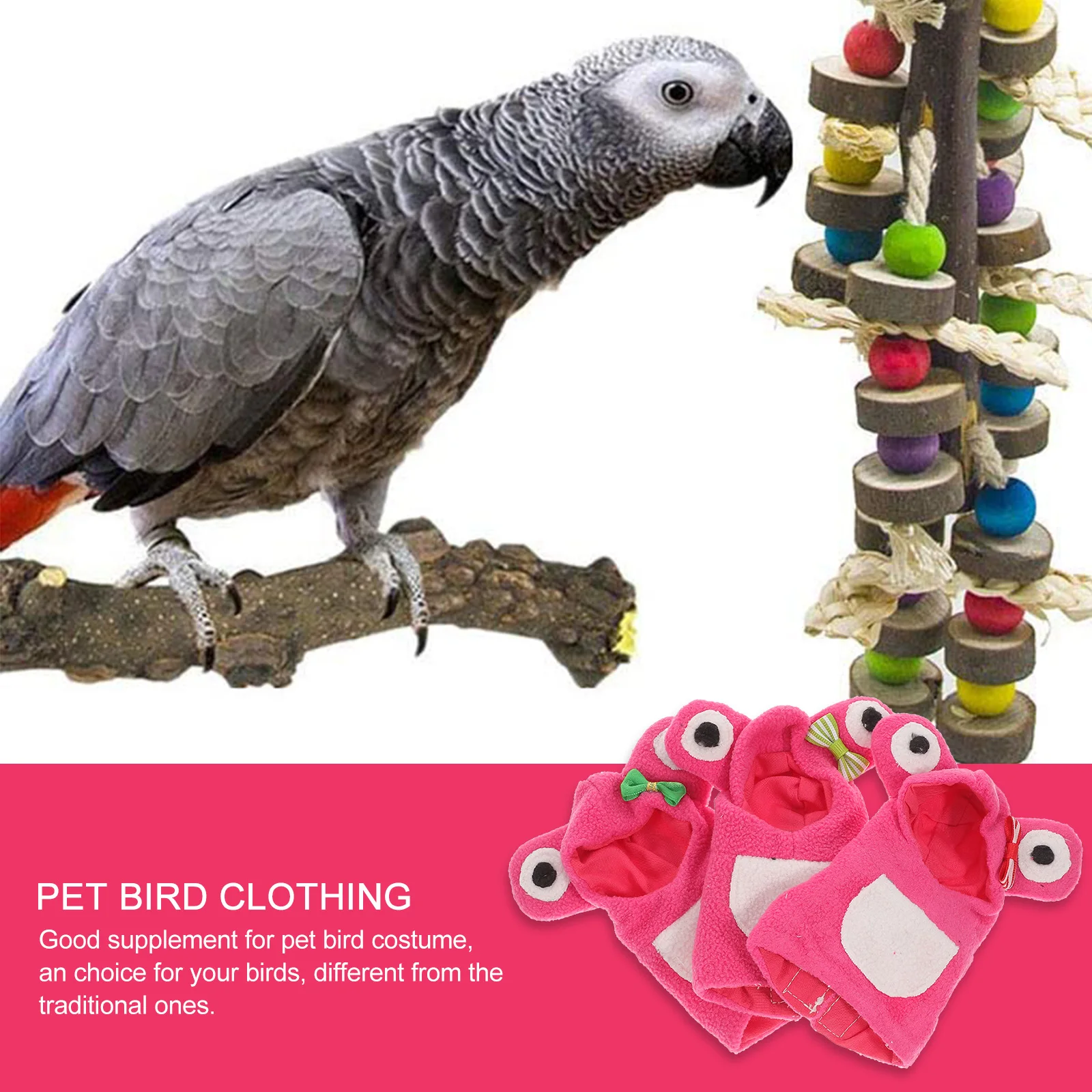 

Diaper Parrot Warm Clothes Newborn Outfits Costume for Cotton Thickened Bird Clothing