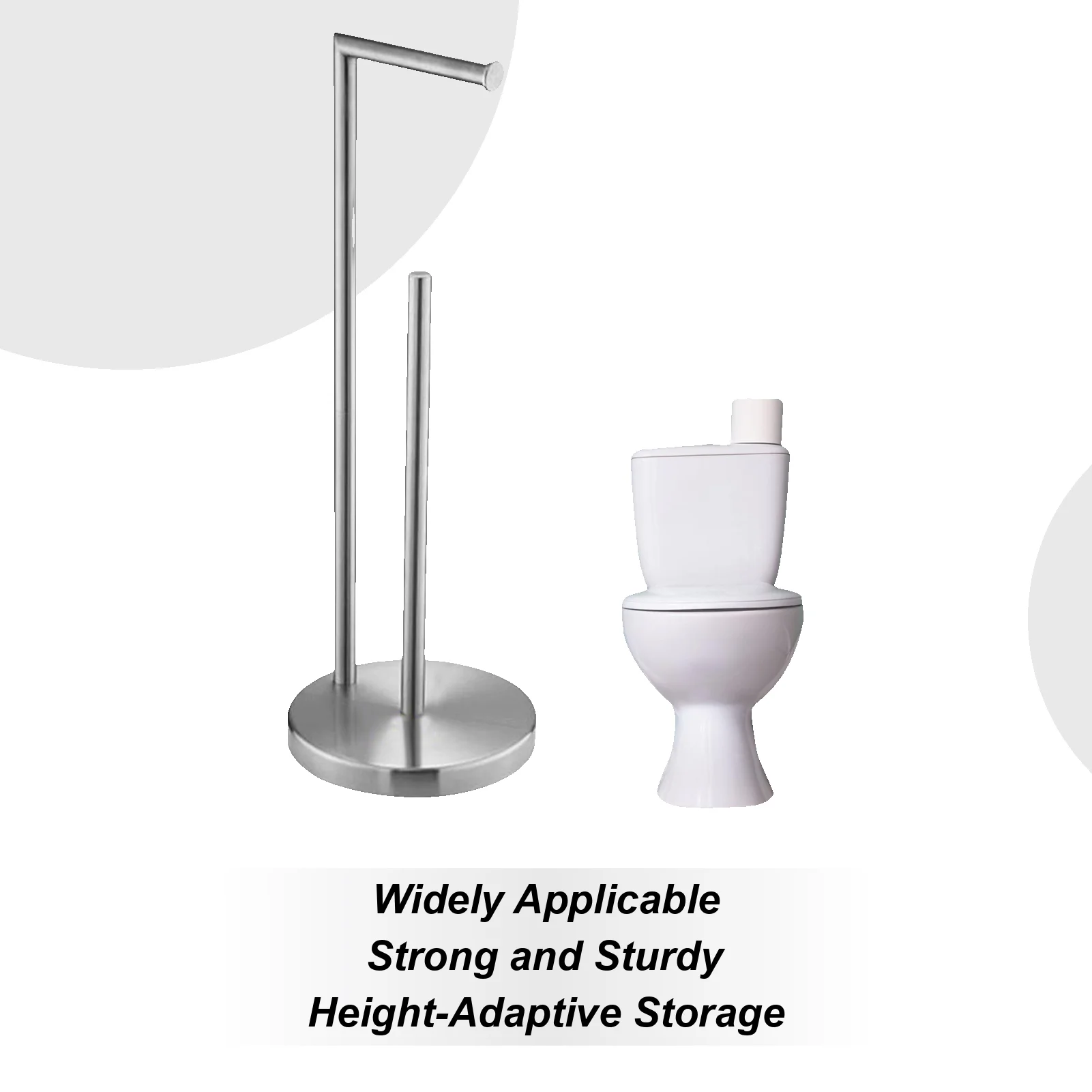 

Держатель для туалетной бумаги, диспенсер для бумажных полотенец, подставка из нержавеющей стали, стойка для туалетной тумбочки, туалетного столика, ванной комнаты, гостиной