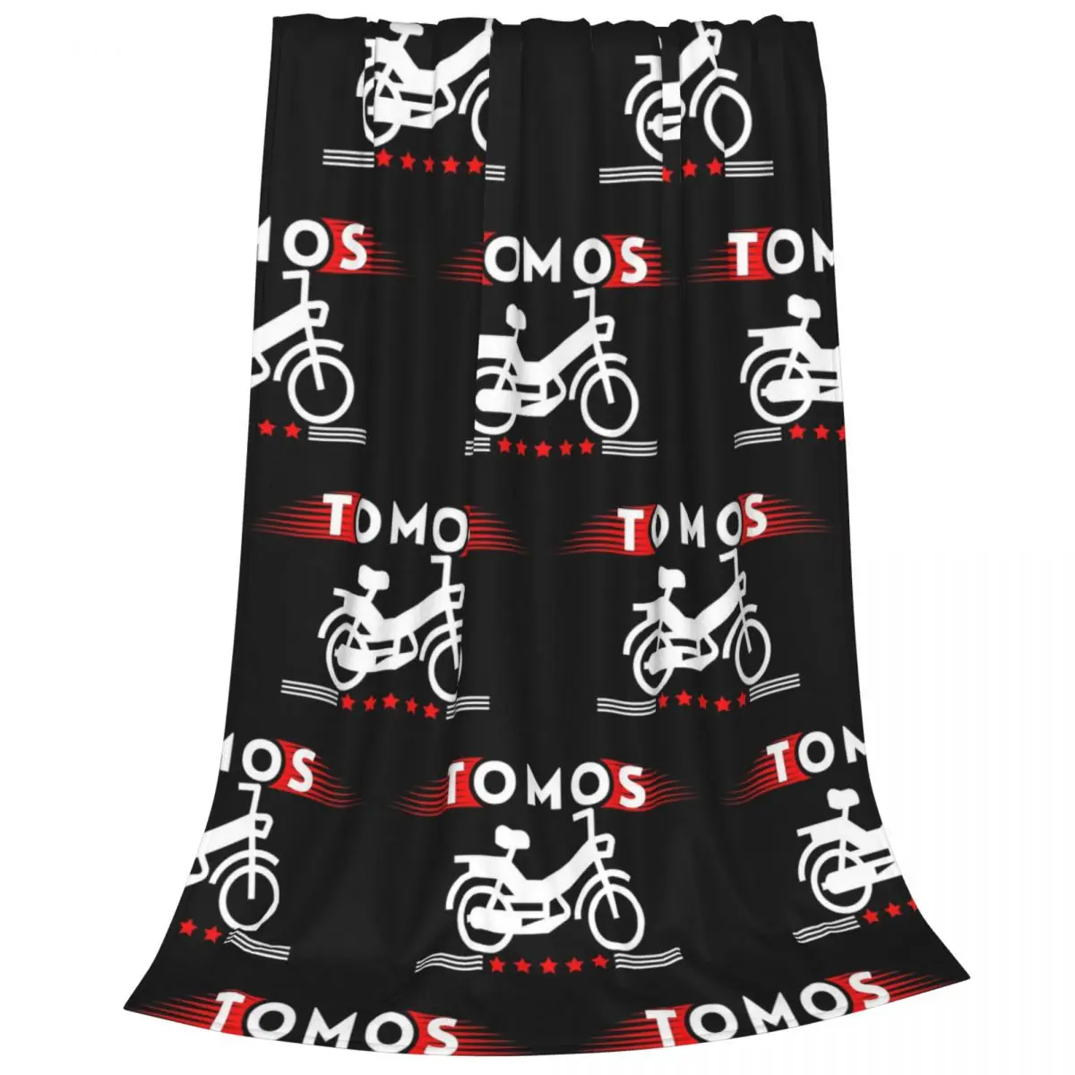 Tomos Moped Blanket Flannel Portable Sofa Throw Blankets For Home Bedroom Office Throws Bedspread Quilt