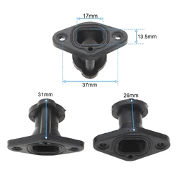 3 Pcs Chainsaw Intake Manifold Boot for Chainsaw 2500 25CC Chinese Chainsaws Zenoah Komatsu G2500 Gas Small Chainsaw Parts