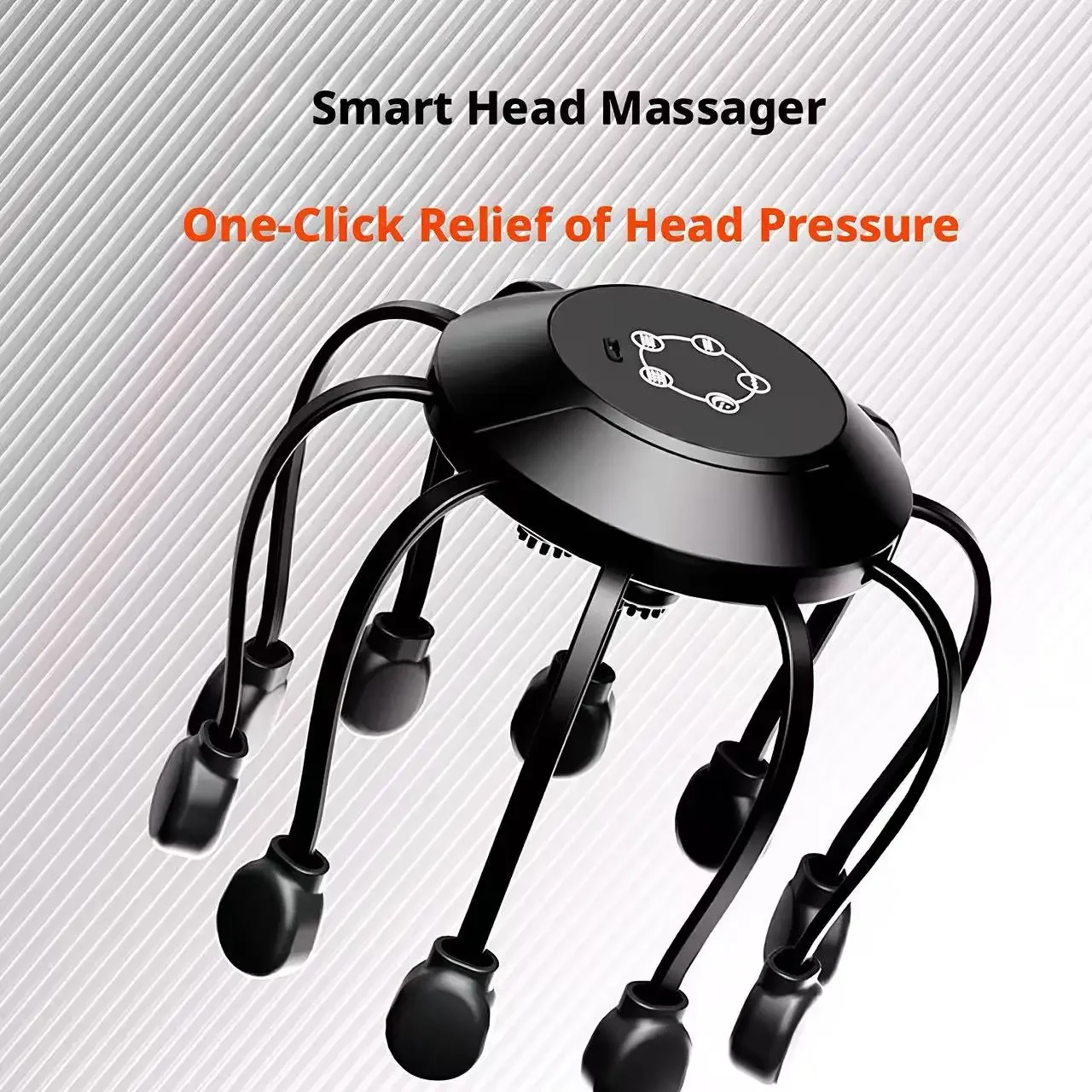 

360° Octopus Head Massager Features long-lasting battery, electric vibration, multi-dimensional scalp relaxation, motorcycle acc