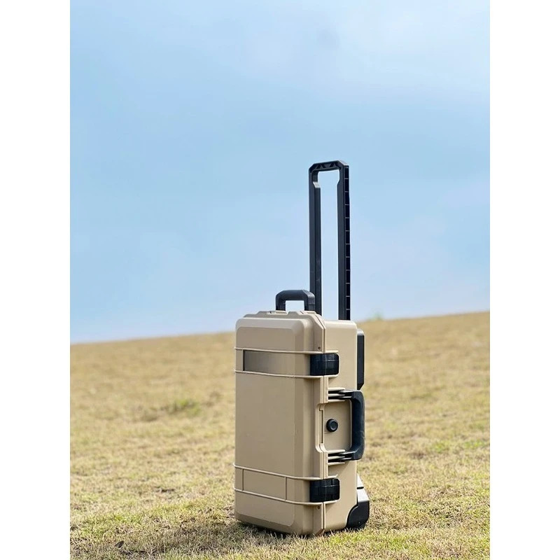 Photographic equipment waterproof camera instrument special storage aviation safety protection box, tie rod tool box