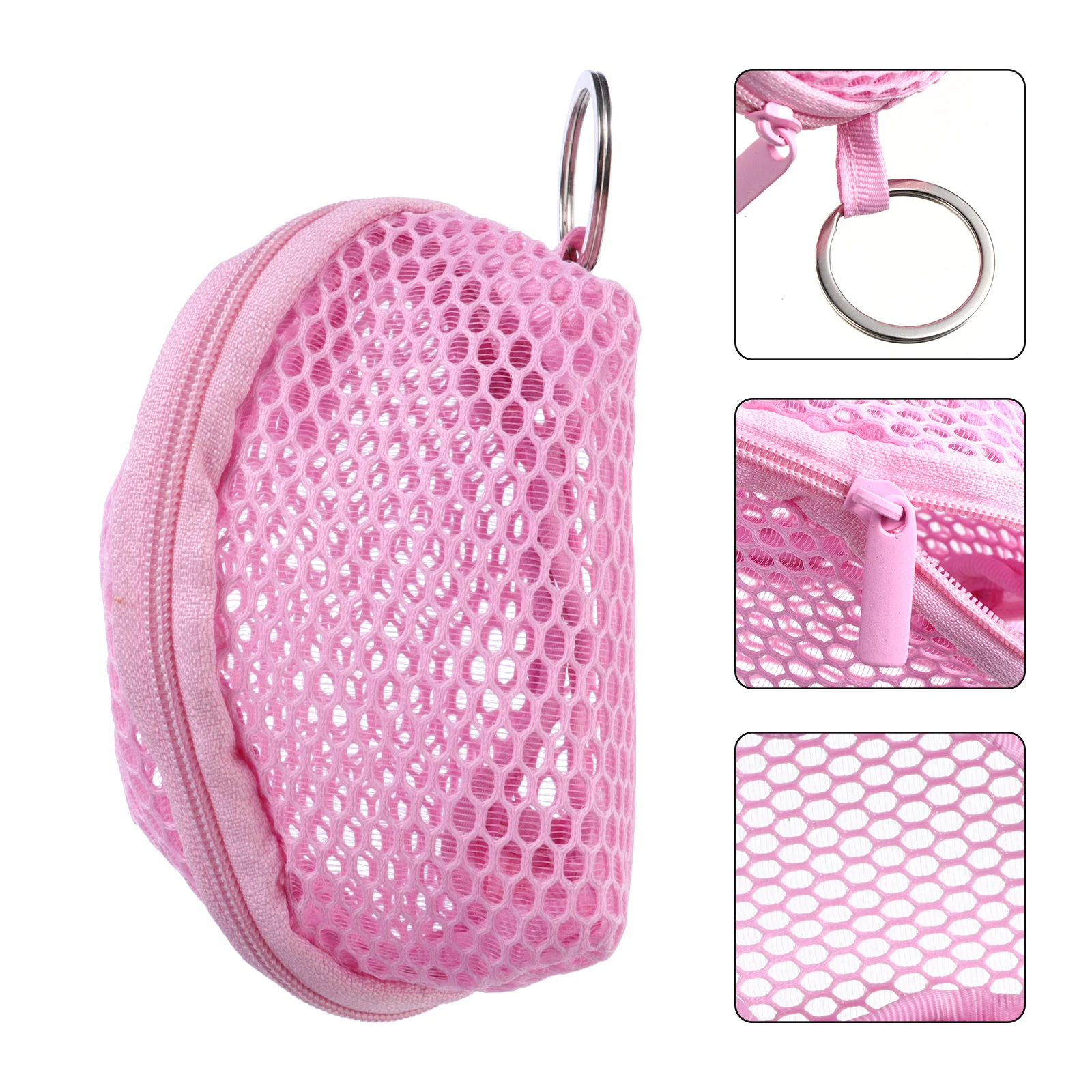 

Makeup Egg Coin Purse Storage Bag Mesh Organizer Small Items Holder Durable Soft Pouch For Weekend Wedding Party Travel