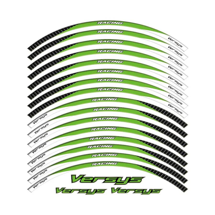 

FOR KAWASAKI VERSYS 650 1000 X300 300 Motorcycle Parts Contour Wheel Decoration Decal Sticker -1