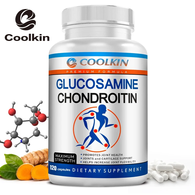 

Glucosamine Chondroitin - Supports Joint Function - Relieves Occasional Discomfort in Back, Knees, Hands