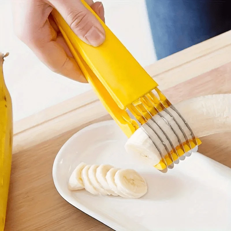 Stainless steel banana slicer, small cutter for cutting sausages and ham sausages