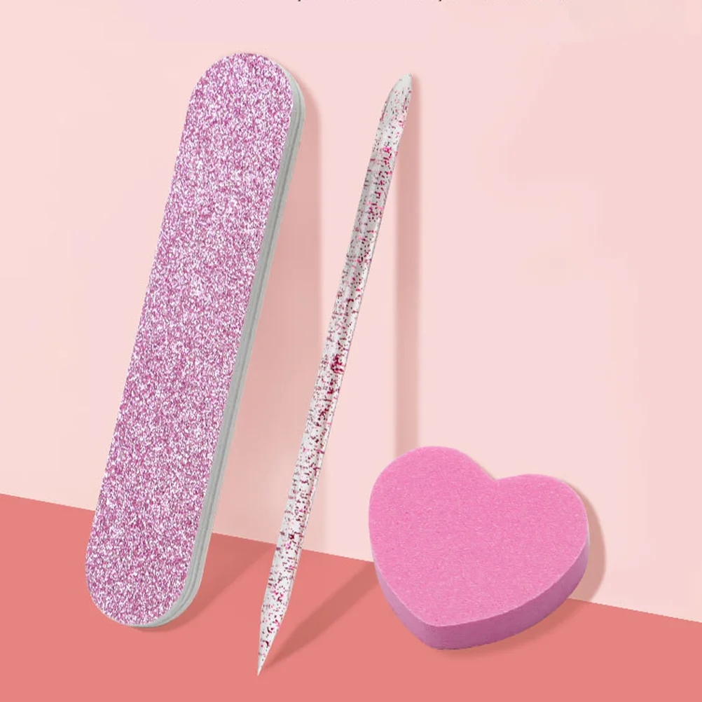 

20 set Nail Tool Kit Manicure Tools For Nail Art Durable Lightweight Pedicure Files Sponge Buffer Blocks Fingernail Shaping