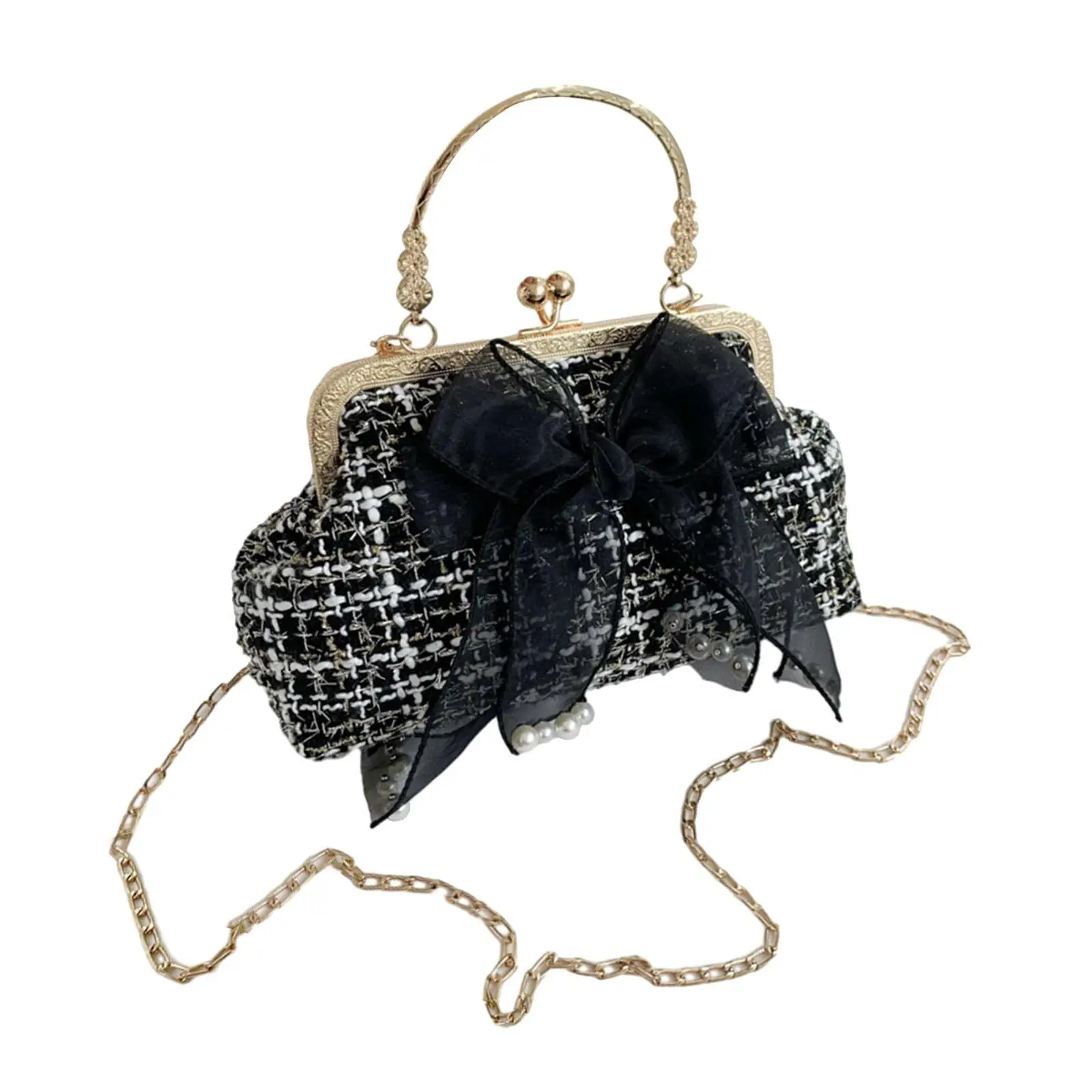 Clutch Purses Chic Casual Buckle Closure Women Clutch Bag Evening Bag Handbag for Party Travel Bride Events Birthday Gift image 4