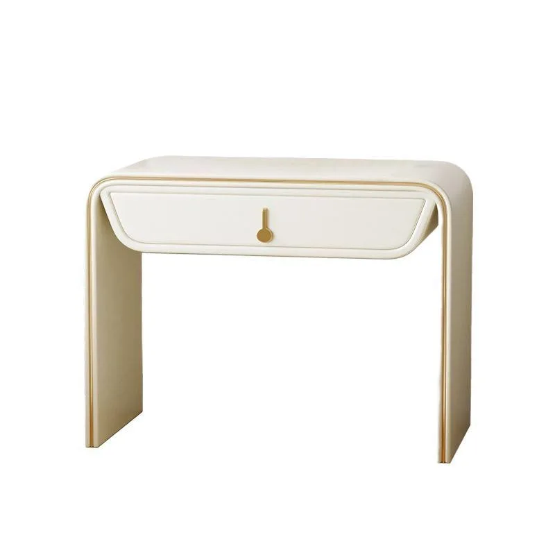 Dresser simple bedroom simple modern makeup table, creamy small light luxury makeup table design dressing table