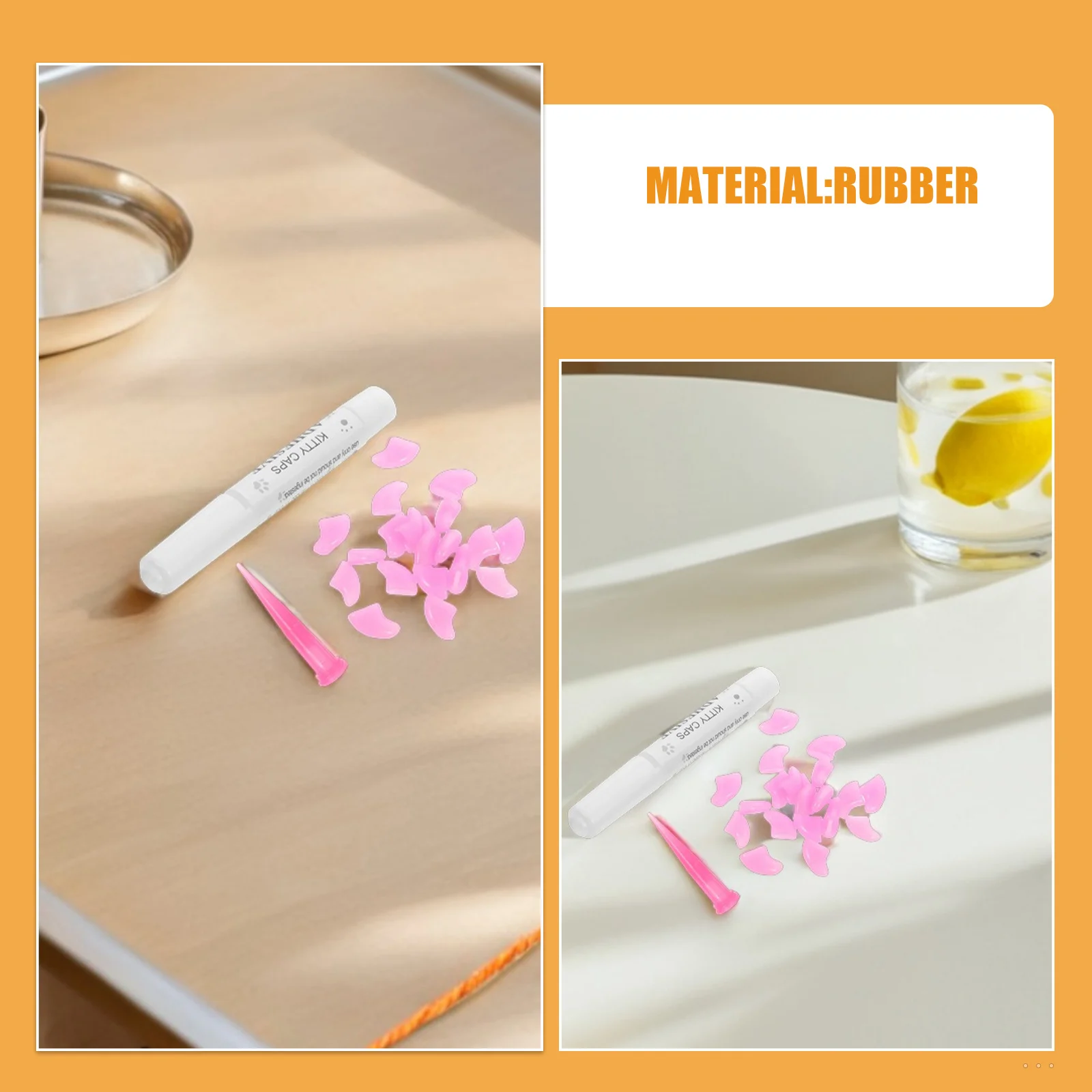 5 juegos de tapas de protección de garra de gato, cubiertas suaves para uñas para mascotas, evitan arañazos en muebles, aplicación rápida, aspecto elegante, todos los tamaños