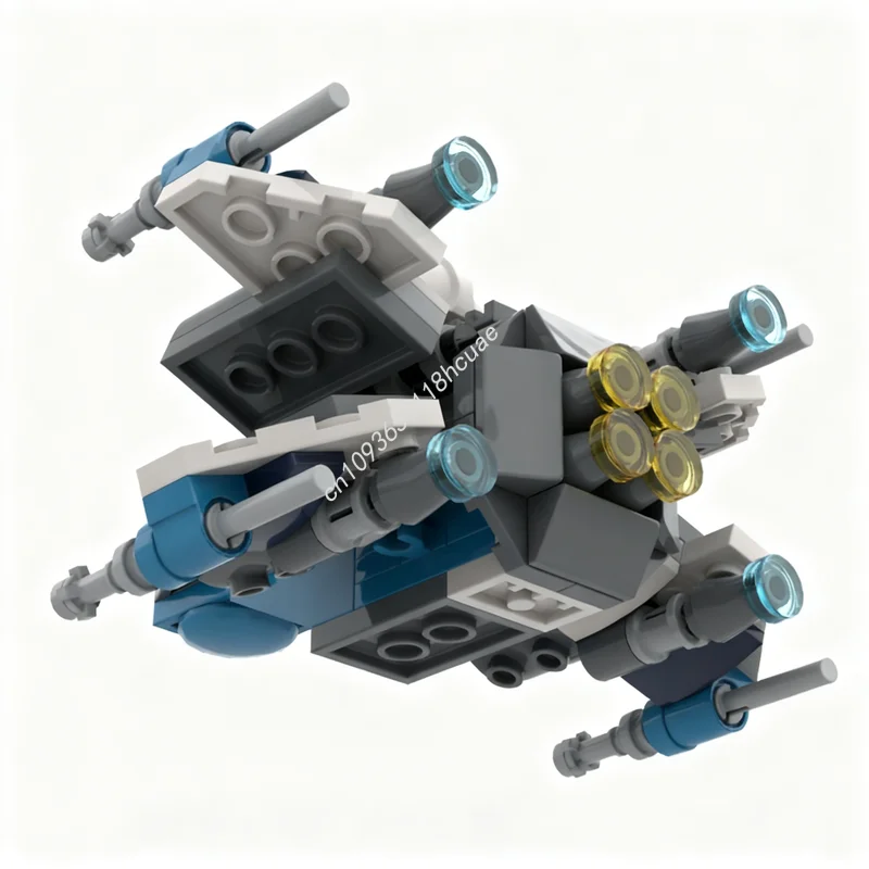 

Набор конструктора MOC «Микрофайтер Новой Республики» (112 деталей), модель для сборки, креативная игрушка, подарок на Рождество