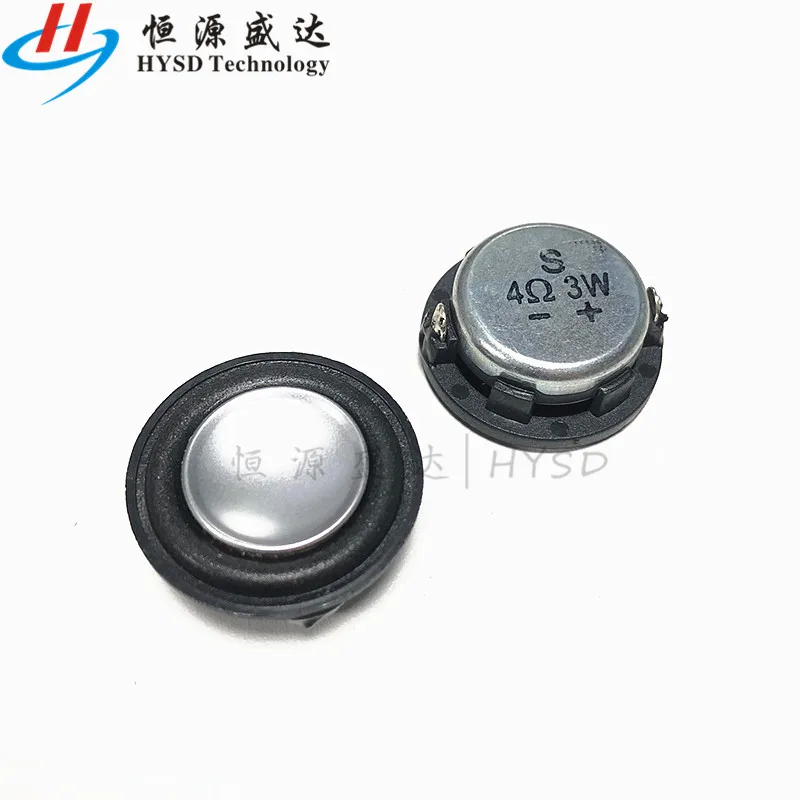 2Pcs 1 Inch Mini Speaker 4 8 Ohm 4R 8R 3W 28MM Full Range Sound Midrange Bass PU Side Speaker Bluetooth Ultra-Thin LoudSpeakers