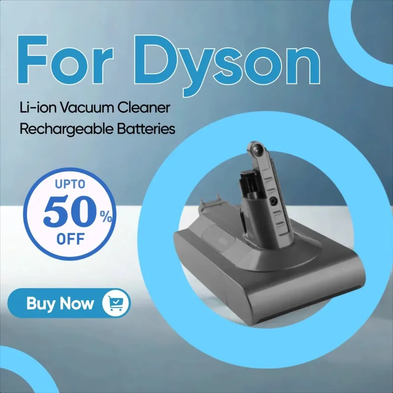 

For Dyson V10 25.2V High-Capacity Battery for Dyson SV12 Absolute Animal Li-ion Vacuum Cleaner Rechargeable Batteries