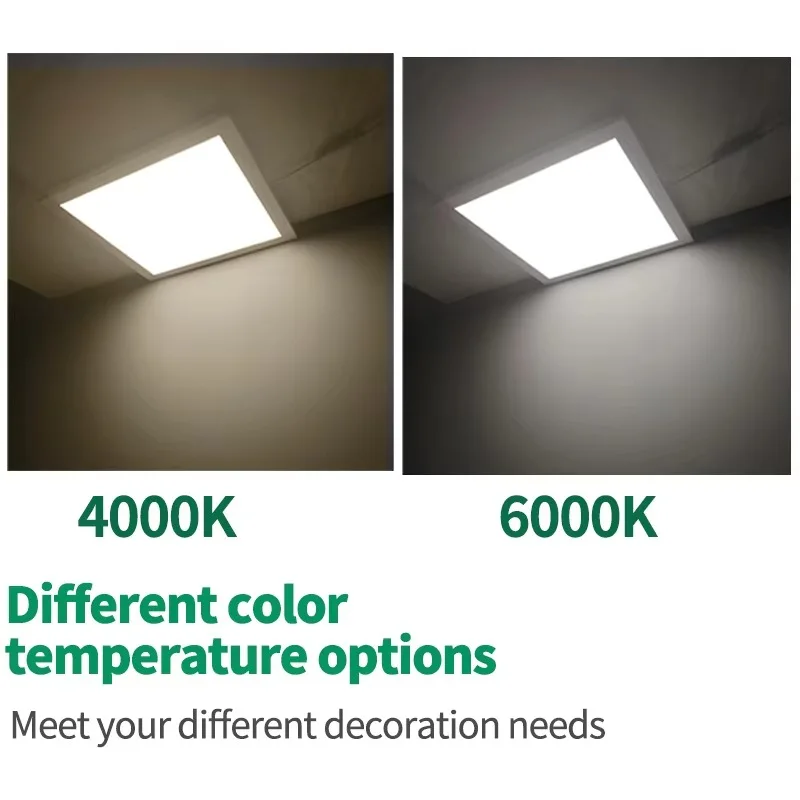 Commercial Industrial 130mm/W 0-10v 1x4 2x4 Light Emitting Diode Backlight Panel Light Ceiling Light