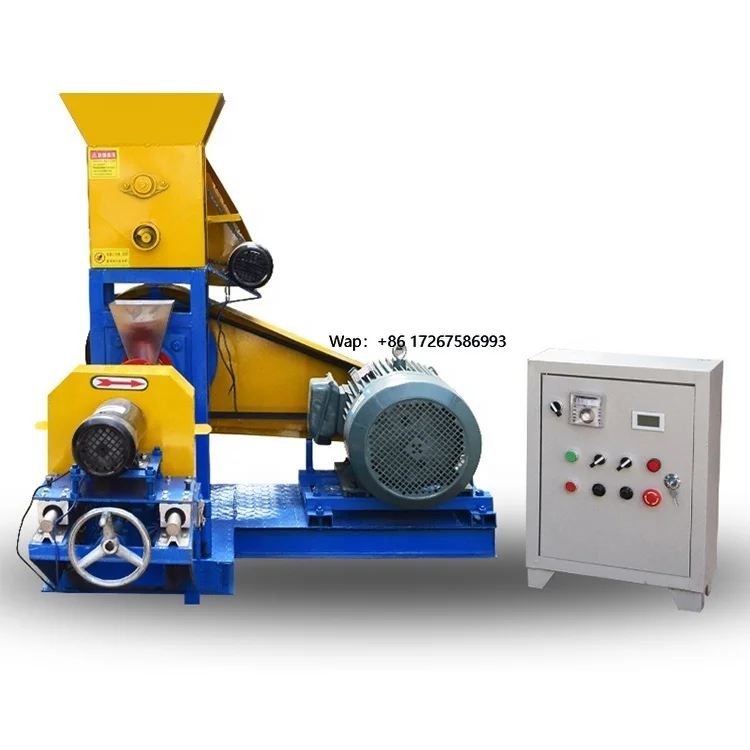 Animal Floating Fish Food Feed Pellet Machine Price,chicken Cattle Goat Poultry Feed Pellet Making Machine