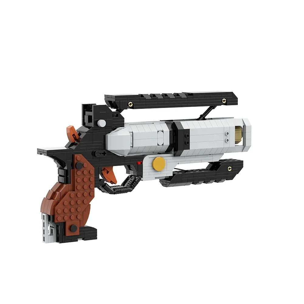 Gobricks Military Gun Shooting Games Apex-Legends & Titanfalls 2 Wingman Revolver Weapon Model Building Blocks Toys For Children