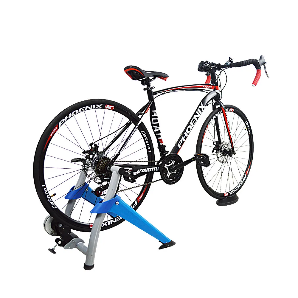 Image 6: Support d'entraînement magnétique pour vélo d'appartement, idéal pour l'exercice en intérieur