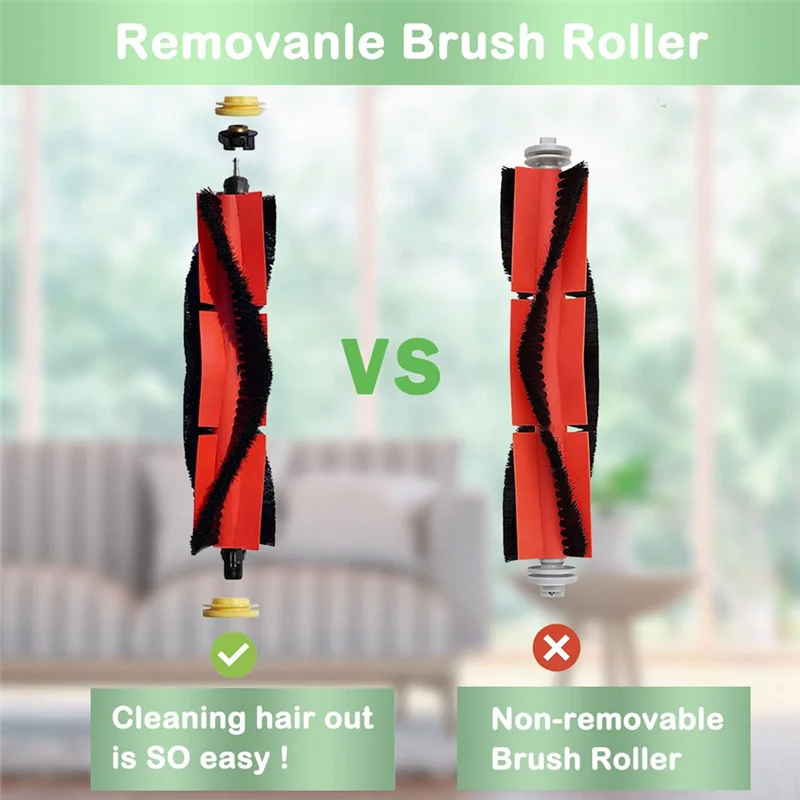 A74E-Main Side Brush Hepa Filter Mop Cloth Replacement Parts For Robot Vacuum Cleaners