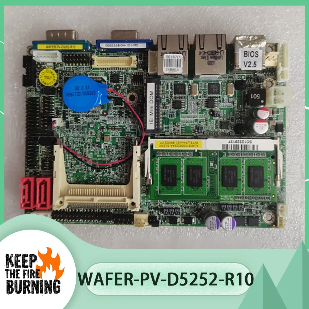 

For IEI D525 Industrial control motherboard WAFER-PV-D5252-R10 Rev:1.0