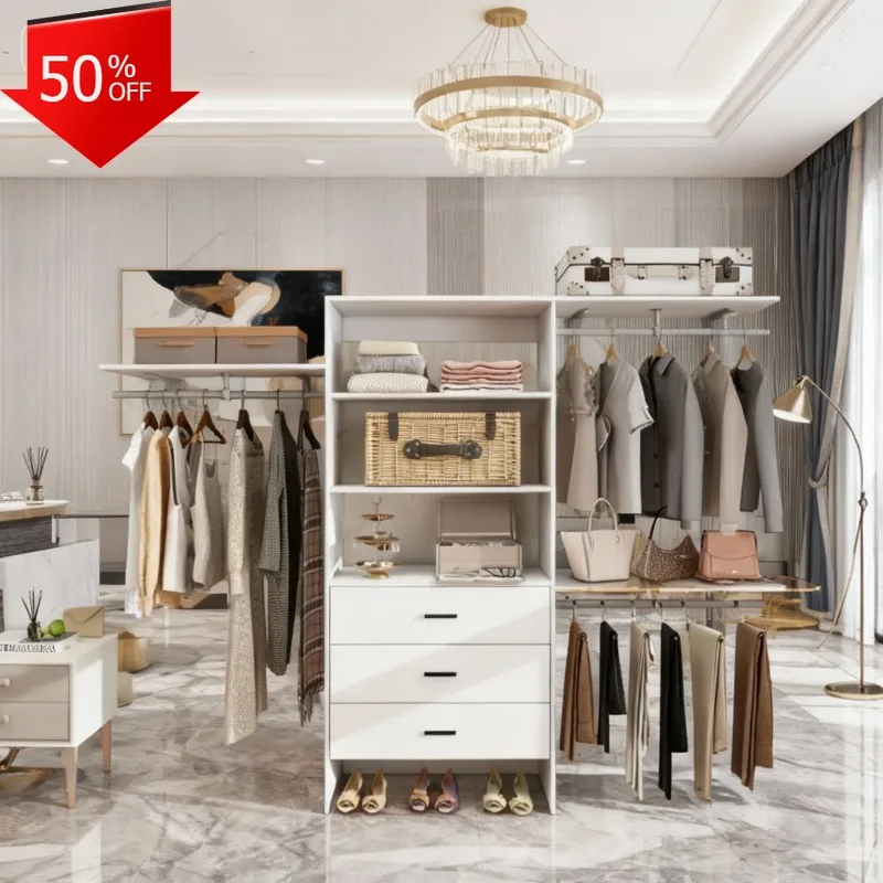 

Bedroom Clothing Closet Organizers Storage Cabinet Wooden Clothes System Guard Armoire Pliable Bookshelf Schrank Kleider