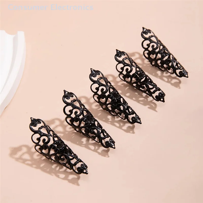 4Pcs Unique Gypsy Dubai Finger Adjustable Open Finger Rings For Women Trendy Vintage Punk Nail Ring Belly Dancer Cosplay Jewelry