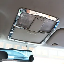 LHD Car Sticker for Kia Sportage SL 3 R Sportage3 SportageR 2011 - 2015 ABS Chrome Front Reading Lamp Decorative Cover Trim
