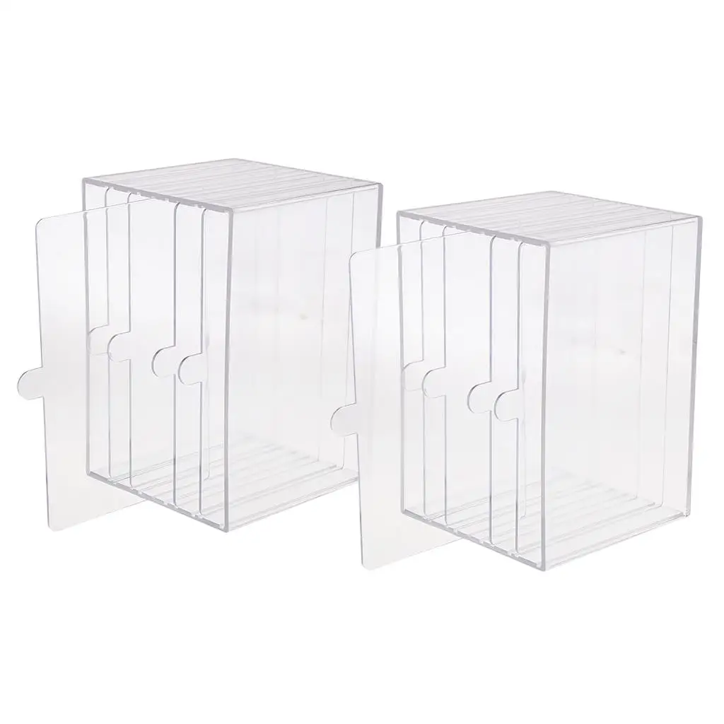 Nail Art Practice Display Stand Acrylic Nail Sample Holder False Tips Storage Rack for Manicure Demo and Salon Use