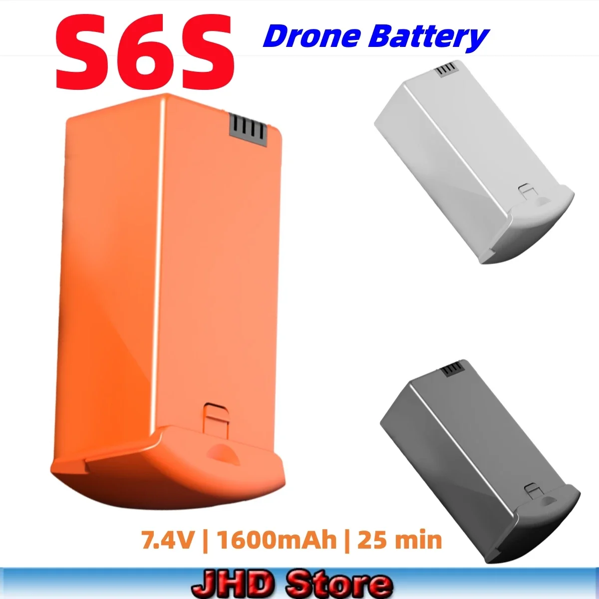 JHD Original New S6S Mini Drone baterai untuk S6S kamera Drone MINI Aksesori Baterai Lipo