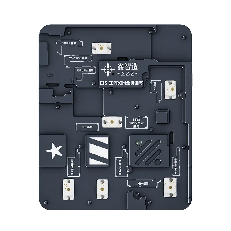 XZZ E13 X-12 Series Chip Test Stand 13 in 1 Chip Programmer Logic Baseband Fixture Non Disassembly Read/Write Data Tool