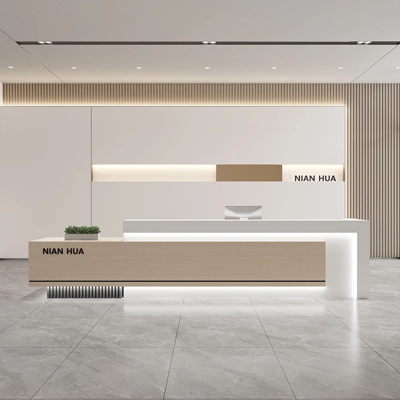 Desks home Modern Muebles Schreibtisch Furniture Design Welcome Reception Desks Adult High Quality Service Commericial