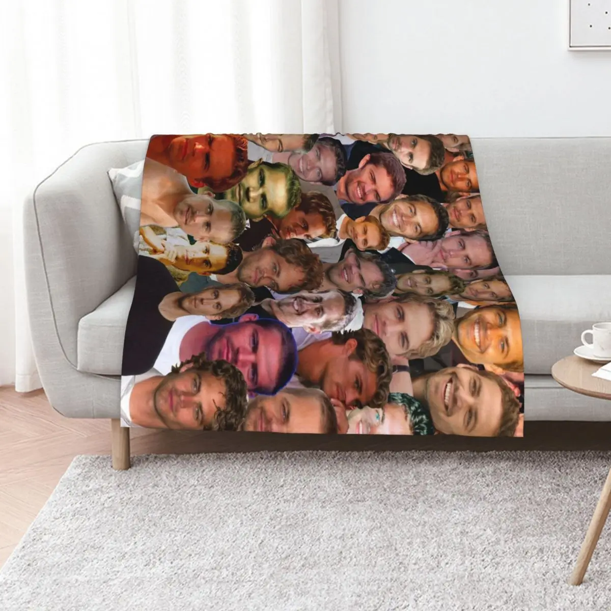 Paul Walker Photo Collage Throw Blanket Bed Fashionable Giant Sofa Large wednesday Soft Furry Blankets