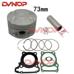 Motorcycle Piston Gasket Kit 73mm For Honda CBX250 Twister XR250 Tornado 01-08