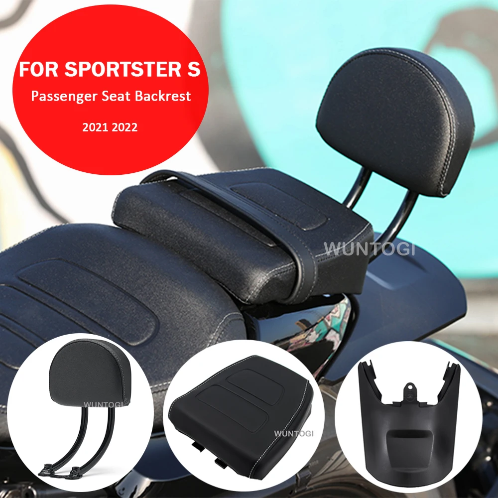 Motorcycle RH1250S PU Leather Pillow Passenger Rear Seat Pad Short Passenger Sissy Bar Backrest For Sportster S 1250 S RH 1250 S