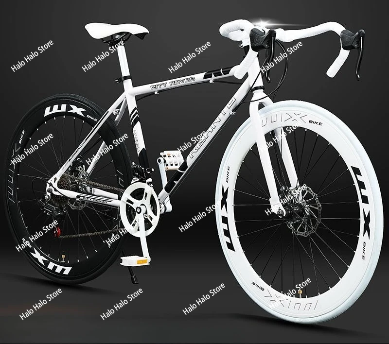 Fixed Gear Road Bike Lightweight Drop Bar Solid Tire Commuter Single Speed view 2